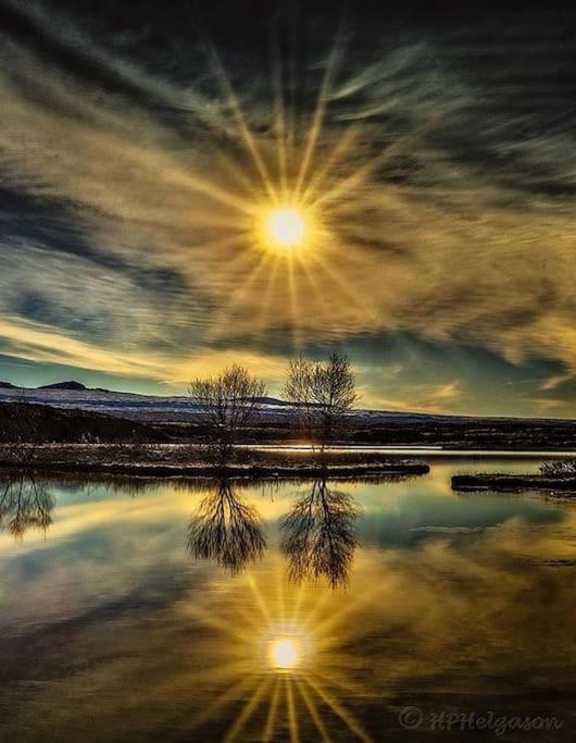 Nice Whole Year Cottage Bythingvallavatn Veithilundur Екстер'єр фото